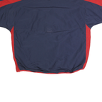 MAJESTIC Mens Navy & Red Baseball V-Neck XL Pullover Sweatshirt Sports