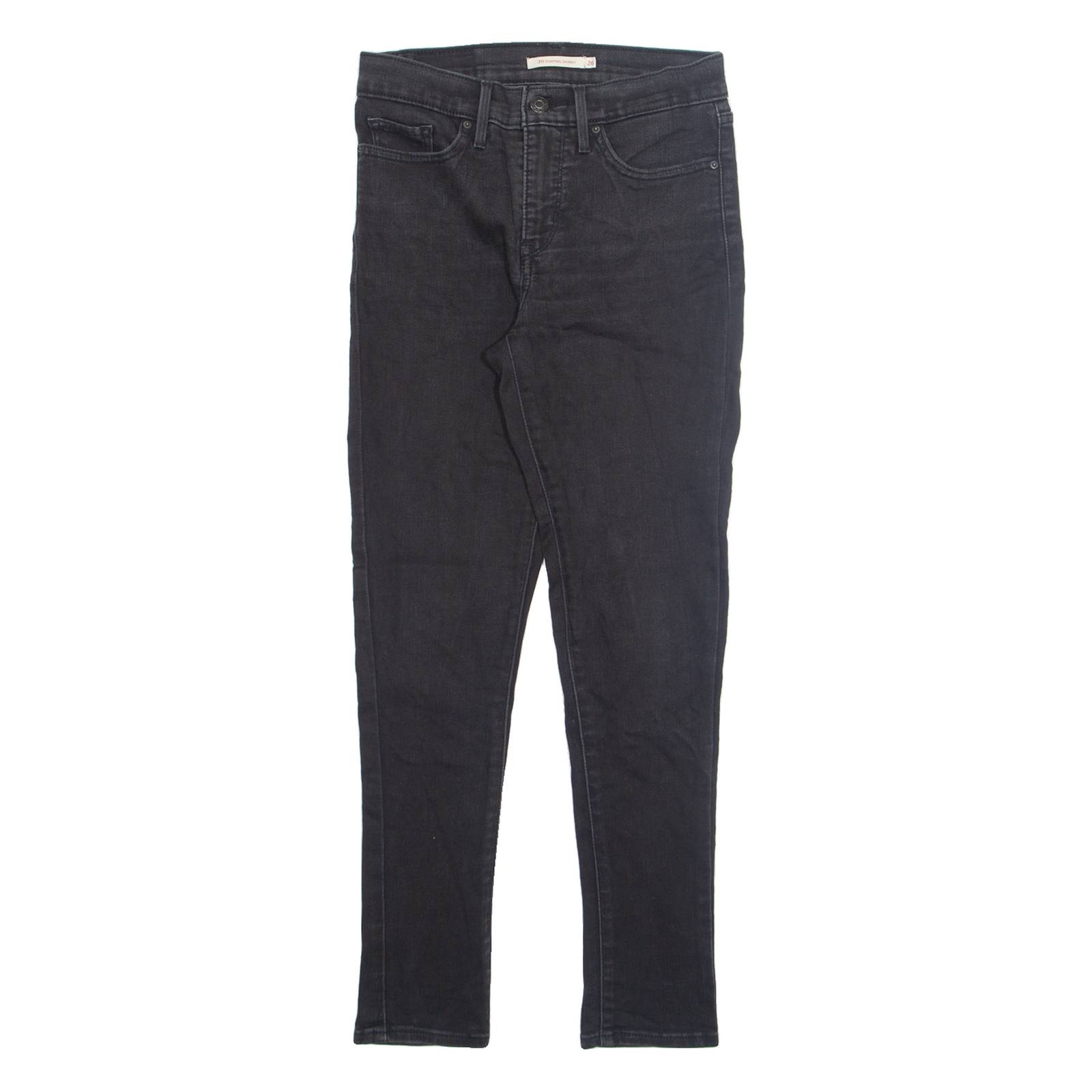 LEVI'S 311 Womens Jeans Black Slim Skinny W26 L30