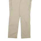 CARHARTT Mens Cotton Blend Beige Relaxed Fit Straight Trousers W36 L31 Workwear