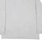 CARHARTT Mens Grey XL Long Sleeve Crew Neck Logo Workwear Cotton Blend T-Shirt