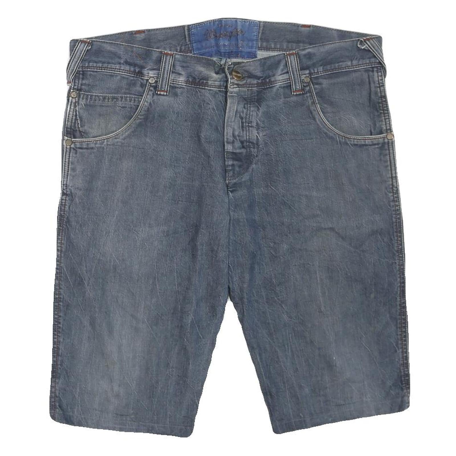 WRANGLER Womens Denim Blue Casual Shorts XL W40 Summer Wear