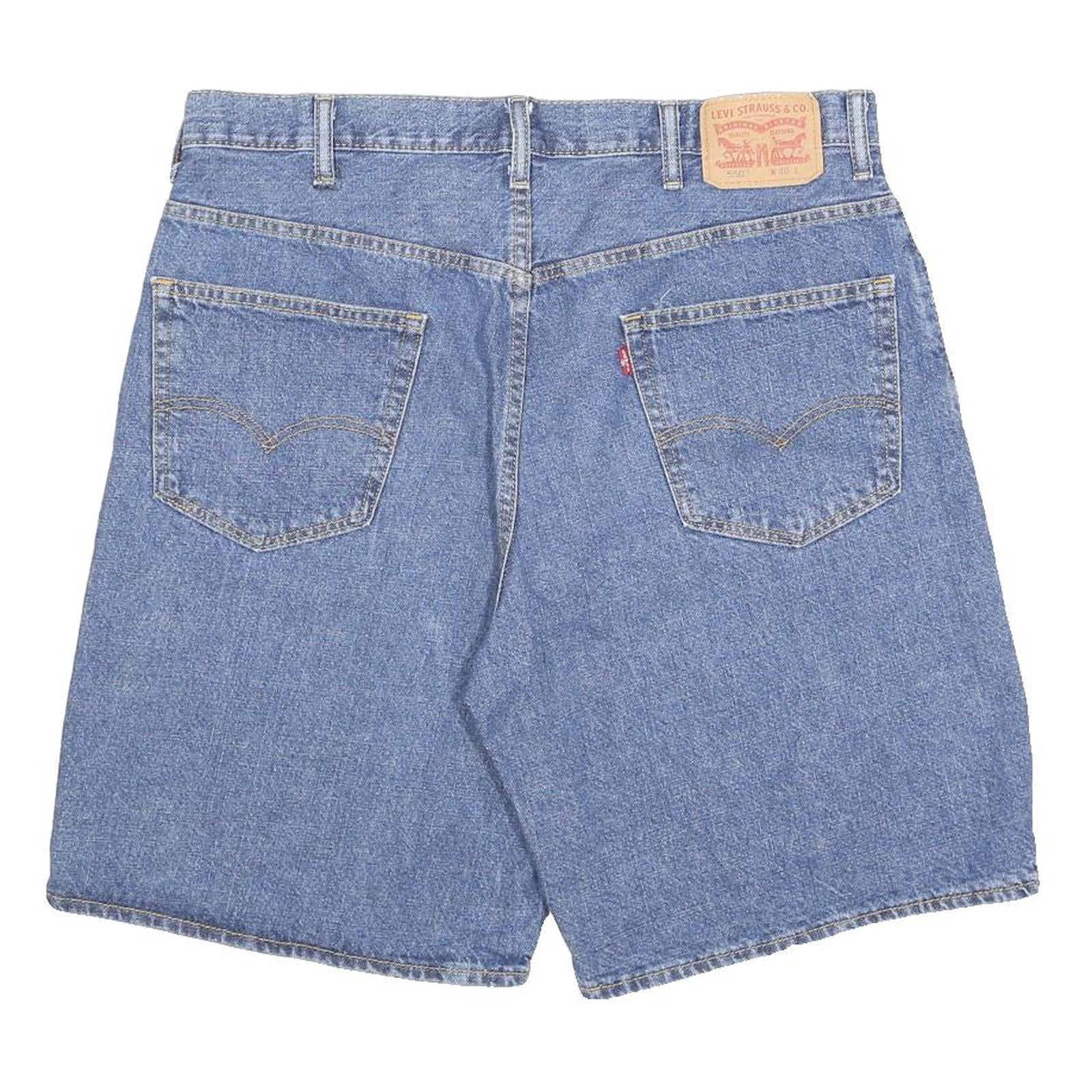 LEVI'S Mens Shorts Blue XL W40 Denim Classic Fit Cotton Casual