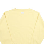 GEAR FOR SPORTS Mens Yellow Eskimo Joes Crew Neck Sweatshirt S Cotton Blend