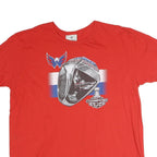 FANATICS Mens Red NHL Stanley Cup Champions Graphic T-Shirt XL Short Sleeve Crew