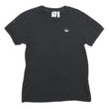 ADIDAS Womens Black T-Shirt UK 8 Short Sleeve Crew Neck Cotton Classic Casual