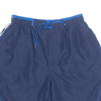 NIKE Mesh Lined Floral Panel Mens Swimming Shorts Blue Relaxed L W28
