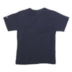 CHAMPION Mens Navy Blue Gonzaga Bulldogs Basketball Graphic T-Shirt M Short