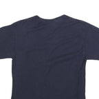 CHAMPION Mens Navy Blue Gonzaga Bulldogs Basketball Graphic T-Shirt M Short