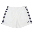 ADIDAS Mens White Casual Shorts L W36 Three Stripe Design Comfortable Fit