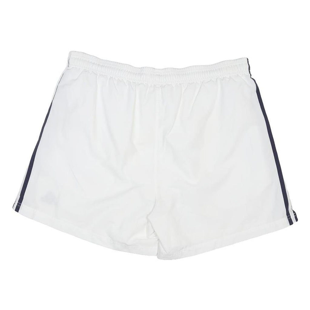 ADIDAS Mens White Casual Shorts L W36 Three Stripe Design Comfortable Fit