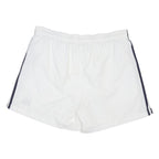 ADIDAS Mens White Casual Shorts L W36 Three Stripe Design Comfortable Fit