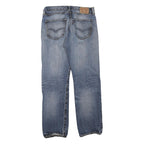 LEVI'S 501 Mens Jeans Blue Regular Straight Denim Medium W32 L32 Classic Button