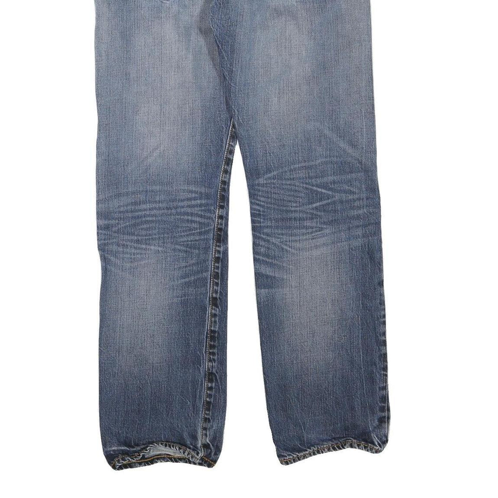LEVI'S 501 Mens Jeans Blue Regular Straight Denim Medium W32 L32 Classic Button