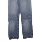 LEVI'S 501 Mens Jeans Blue Regular Straight Denim Medium W32 L32 Classic Button