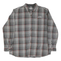 CARHARTT Mens Grey & Red Check Shirt XL Relaxed Fit Button Down Casual Workwear