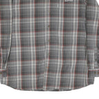 CARHARTT Mens Grey & Red Check Shirt XL Relaxed Fit Button Down Casual Workwear