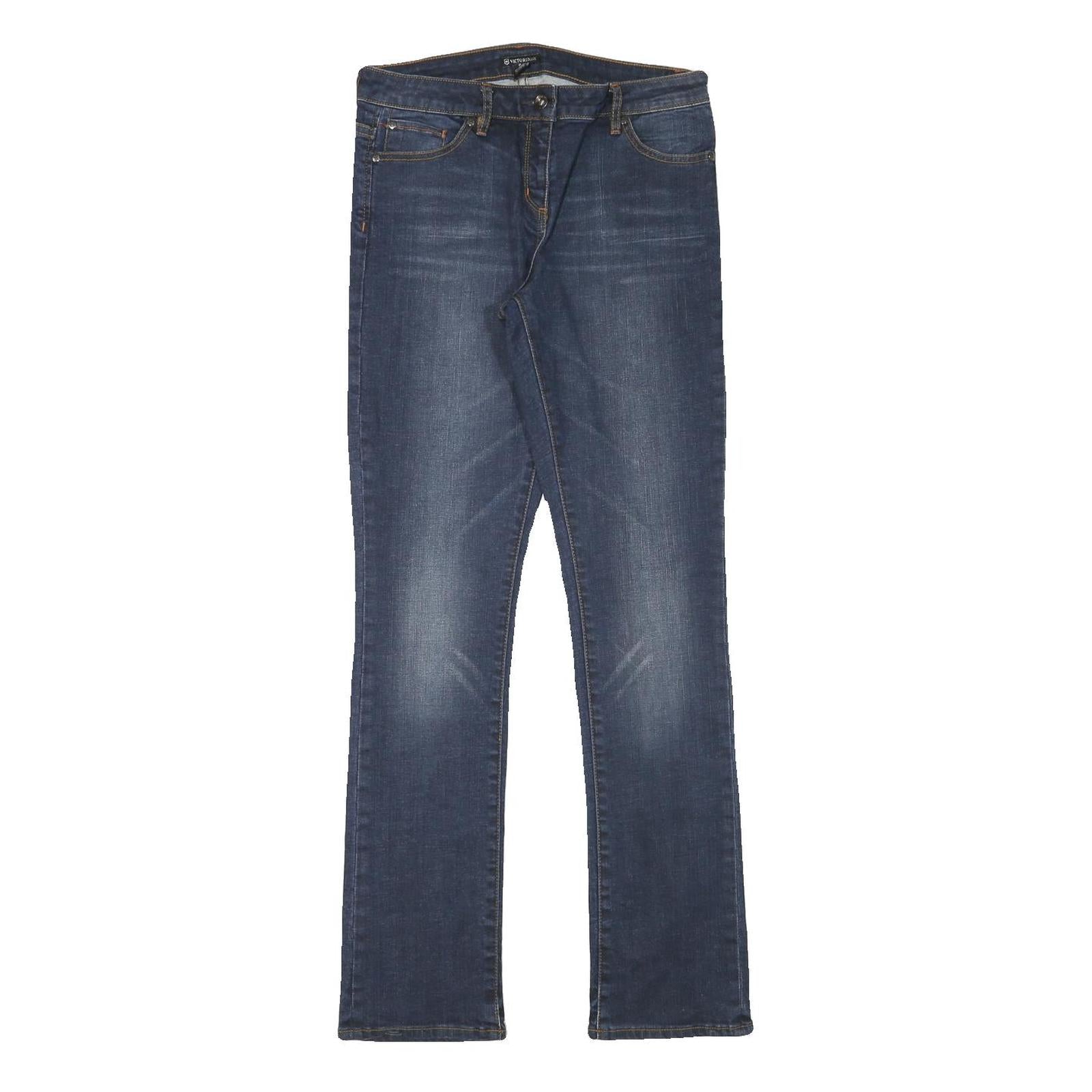 VICTORINOX Womens Jeans Blue Slim Skinny Denim Medium W28 L31 Stretch Zip