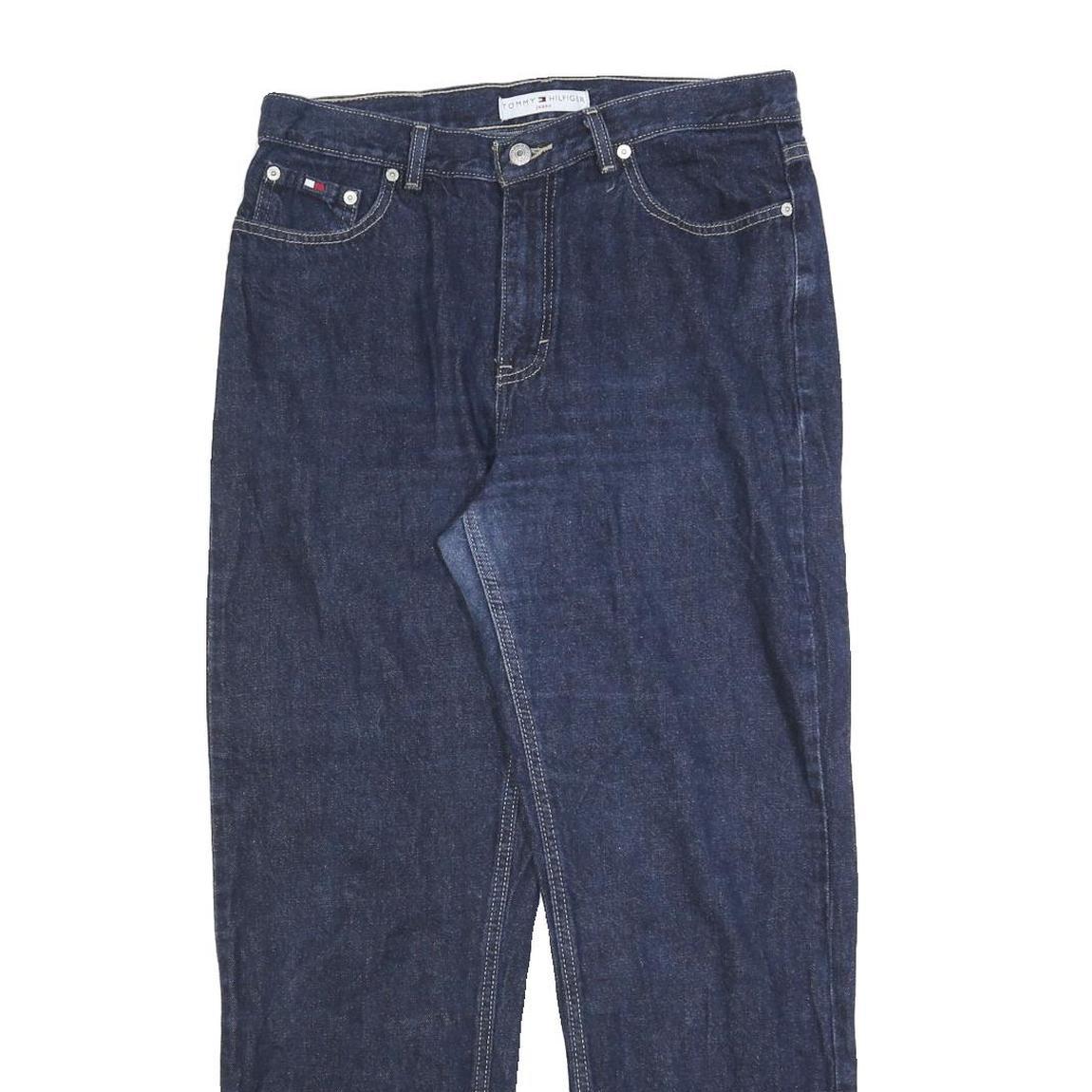 TOMMY HILFIGER Womens Jeans Blue Regular Straight Denim Medium W32 L28 Classic