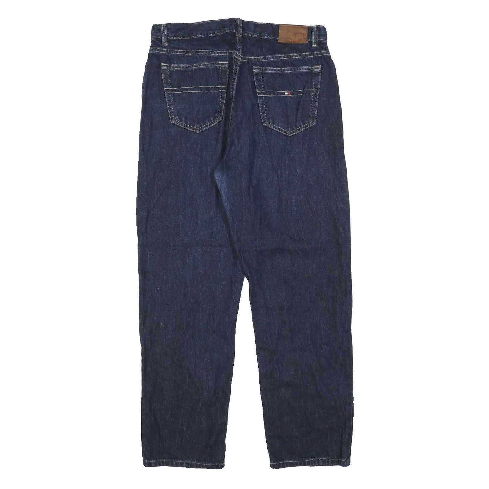 TOMMY HILFIGER Womens Jeans Blue Regular Straight Denim Medium W32 L28 Classic