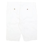 JACK WILLS Mens White Casual Cotton Blend Shorts L W36 Classic Fit Summer