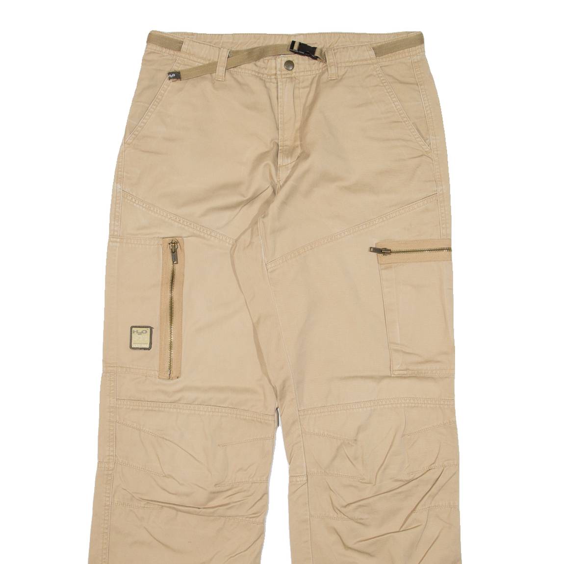 H2O Womens Trousers Beige Relaxed Straight W30 L32