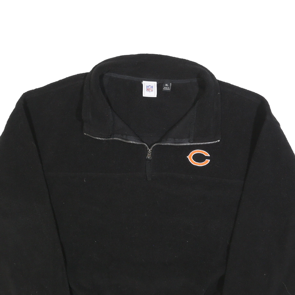 NFL Womens Black Pullover Crew Neck Basic Knit XL Polyester Jumper