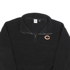 NFL Womens Black Pullover Crew Neck Basic Knit XL Polyester Jumper