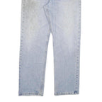 DICKIES Mens Light Blue Regular Fit Straight Denim Jeans W34 L32 Workwear Zip