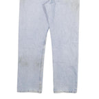 DICKIES Mens Light Blue Regular Fit Straight Denim Jeans W34 L32 Workwear Zip