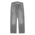 LEVI'S 514 Classic Mens Jeans Grey Cotton Blend Zip W29 L30 Straight Classic