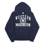 JERZEES Mens Navy Blue Western Washington University Hoodie S Cotton Casual