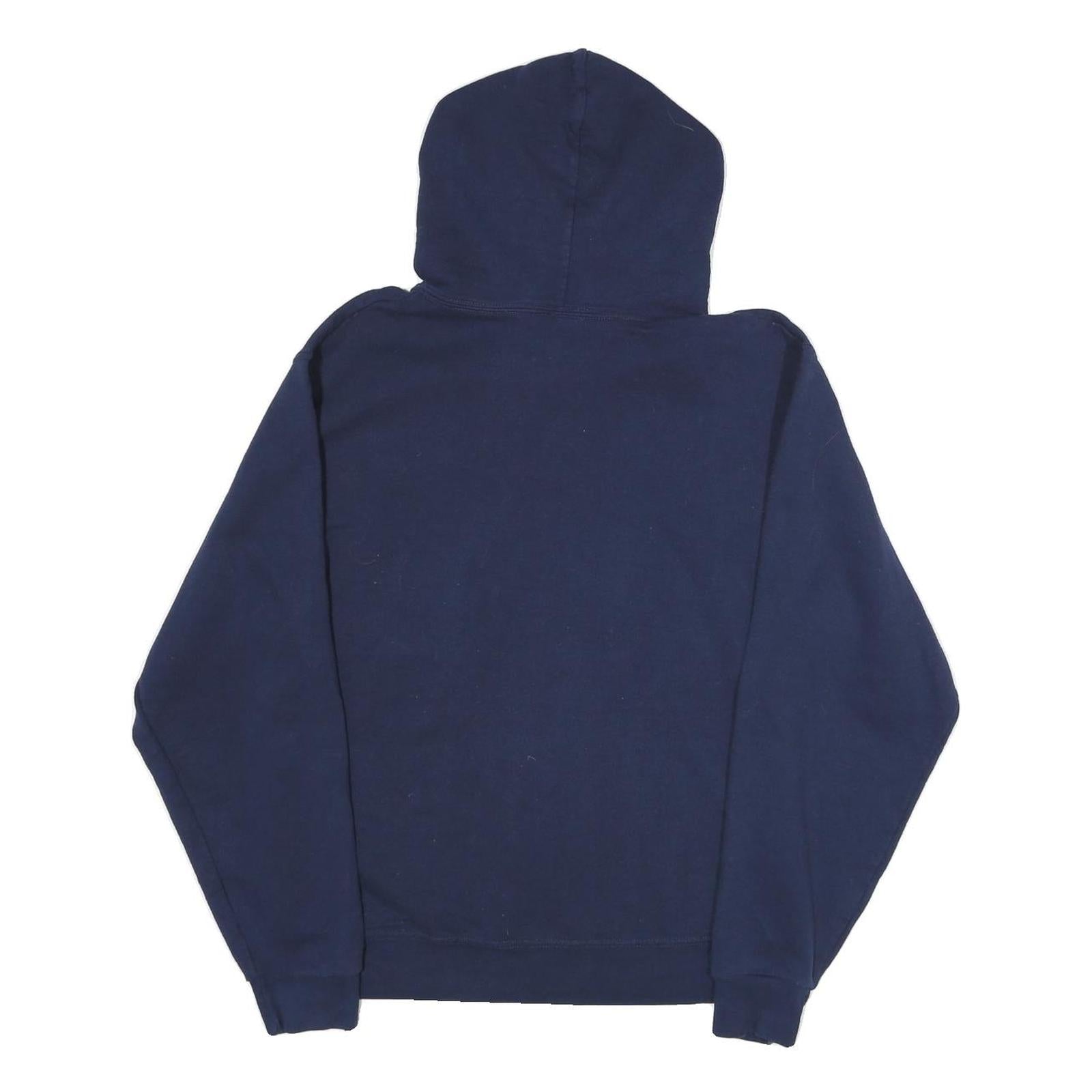 JERZEES Mens Navy Blue Western Washington University Hoodie S Cotton Casual