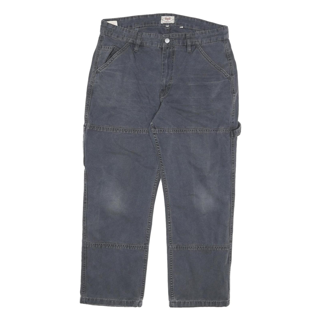 SUPERDRY Mens Jeans Blue Relaxed Straight Denim Medium W32 L26 Casual Workwear