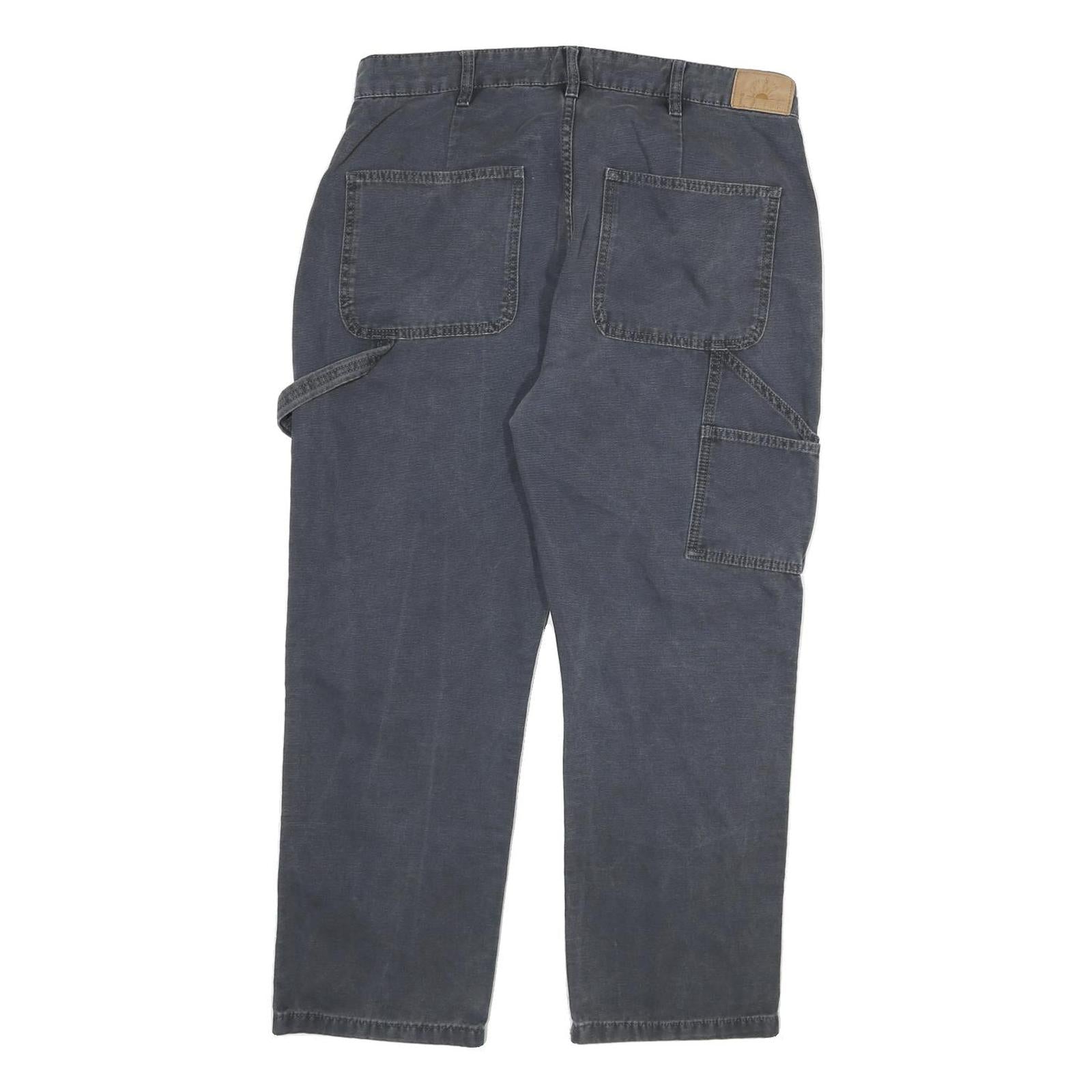 SUPERDRY Mens Jeans Blue Relaxed Straight Denim Medium W32 L26 Casual Workwear