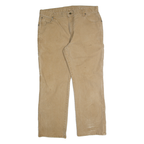 DICKIES Mens Regular Fit Beige Denim Jeans W36 L30 Workwear Utility Style