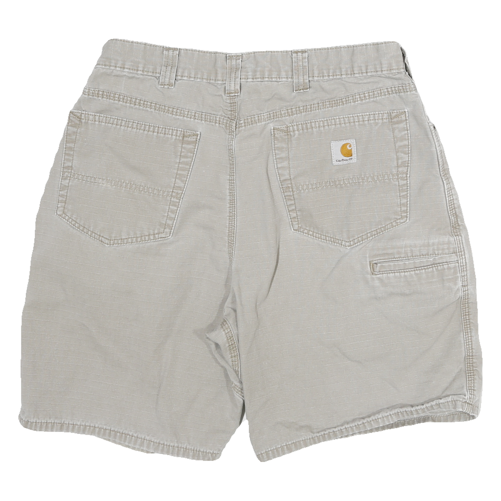 CARHARTT Mens Shorts Beige Casual Plain M W30 Durable Cotton Blend Workwear