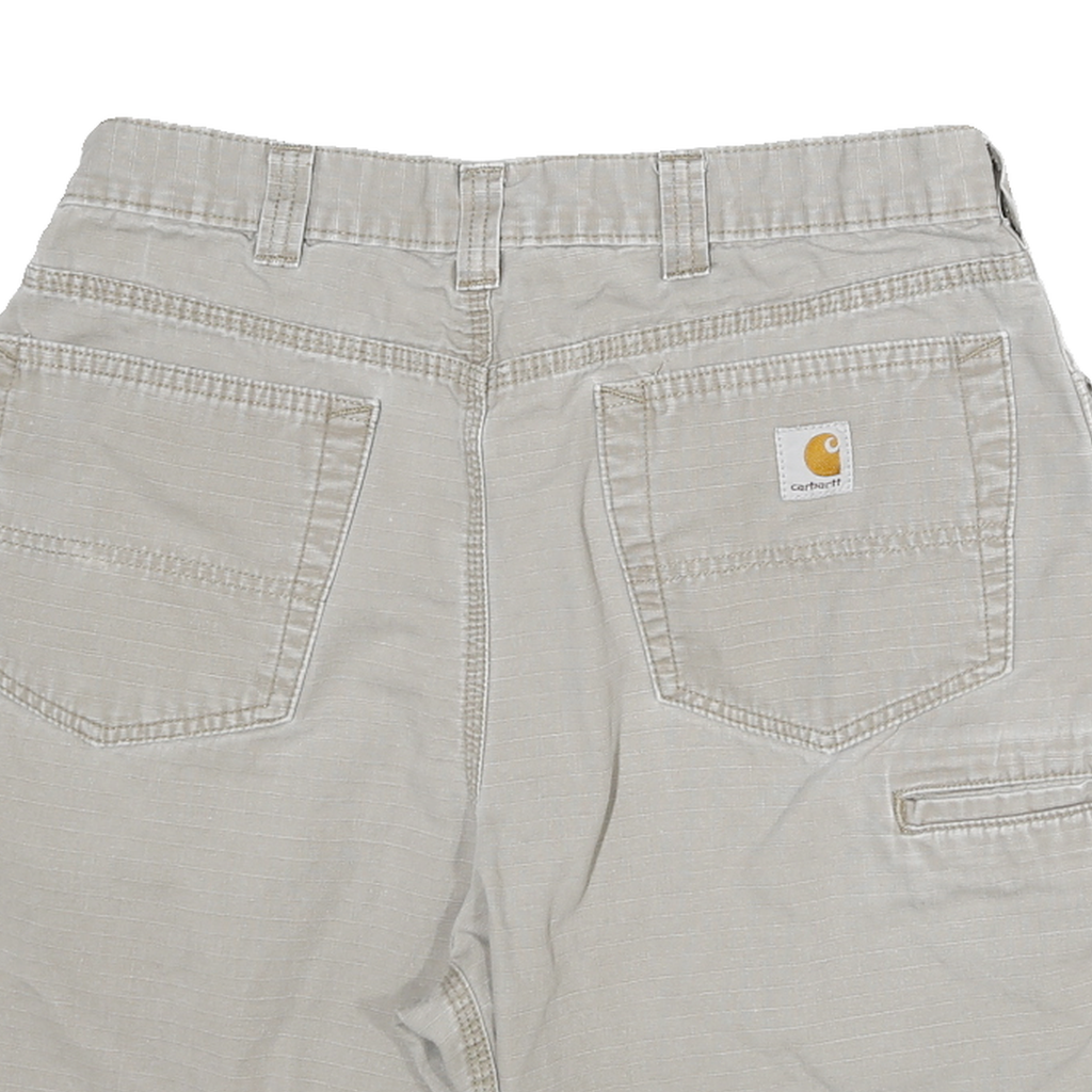 CARHARTT Mens Shorts Beige Casual Plain M W30 Durable Cotton Blend Workwear
