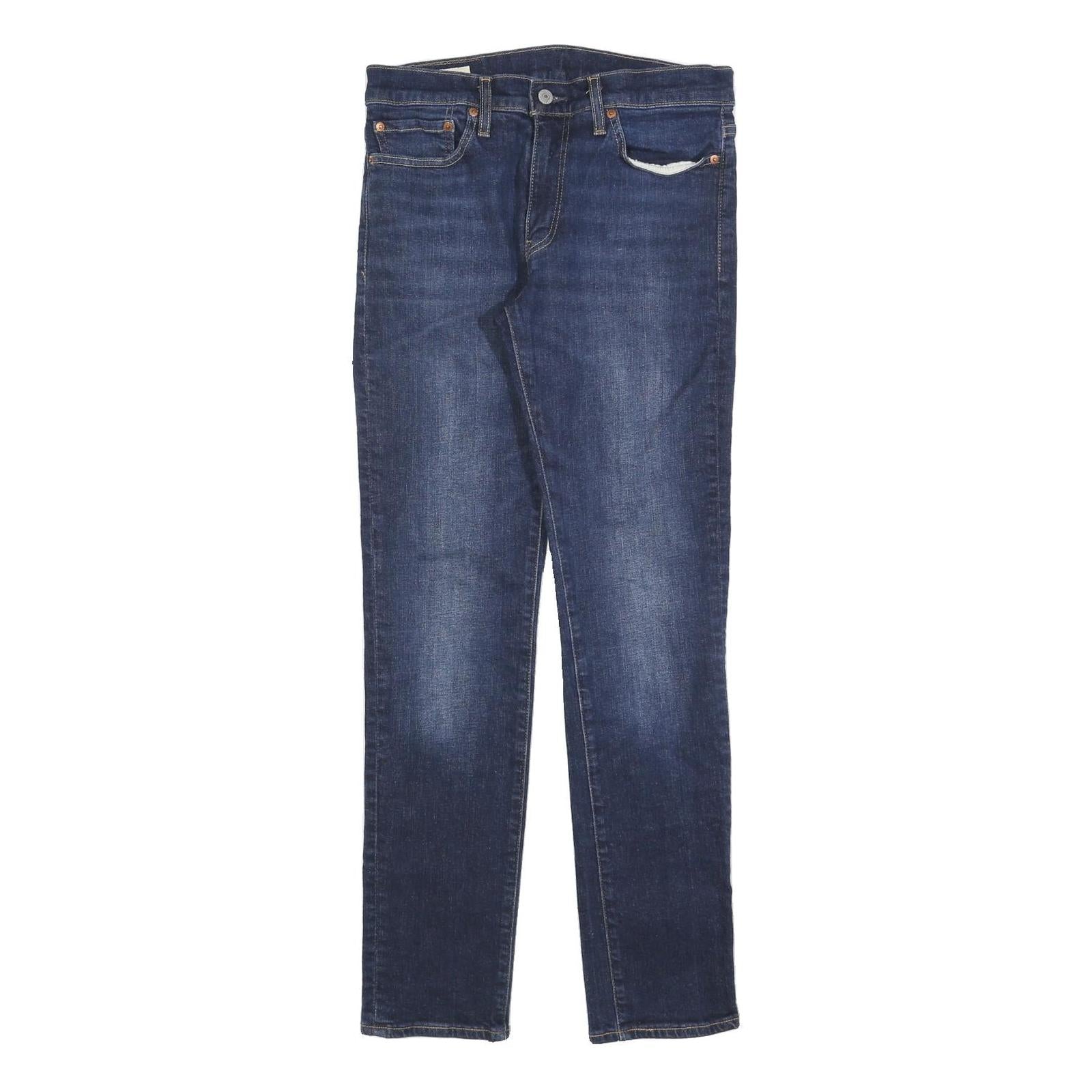 LEVI'S 511 BIG E Mens Slim Skinny Denim Medium W31 L32 Stretch Zip Jeans