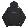 CHAMPION Mens Black Westcoast Childrens Clinic Pullover Hoodie L Cotton Blend