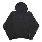 CHAMPION Mens Black Westcoast Childrens Clinic Pullover Hoodie L Cotton Blend