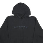 CHAMPION Mens Black Westcoast Childrens Clinic Pullover Hoodie L Cotton Blend