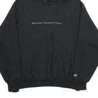 CHAMPION Mens Black Westcoast Childrens Clinic Pullover Hoodie L Cotton Blend
