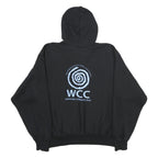 CHAMPION Mens Black Westcoast Childrens Clinic Pullover Hoodie L Cotton Blend