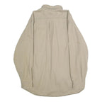CARHARTT Mens Beige Work Shirt XL Cotton Blend Button-Down Long Sleeve Utility