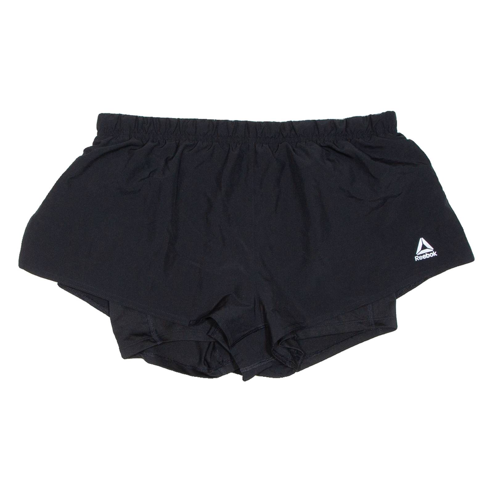 REEBOK Womens Sports Shorts Black Relaxed S W30