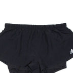 REEBOK Womens Sports Shorts Black Relaxed S W30