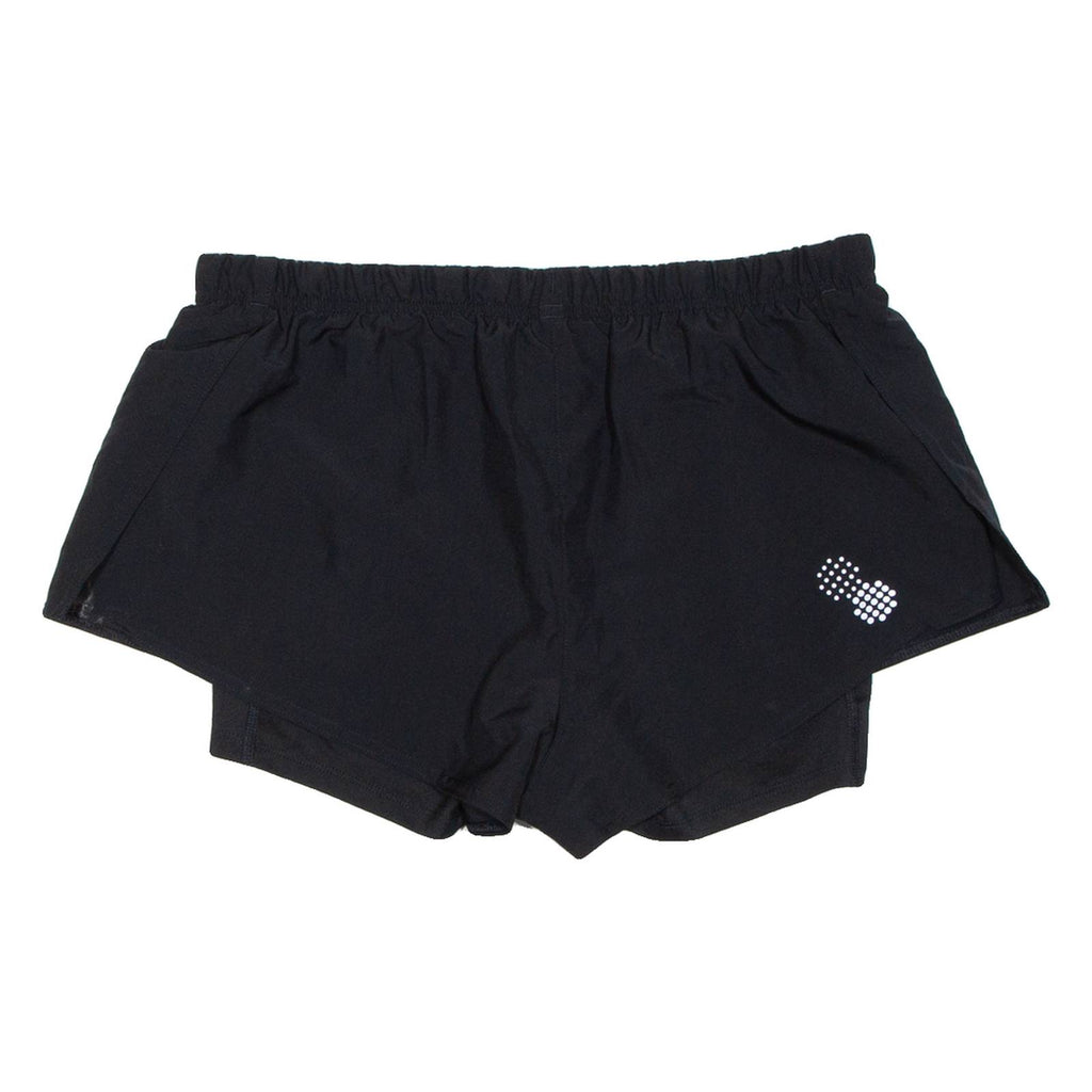 REEBOK Womens Sports Shorts Black Relaxed S W30