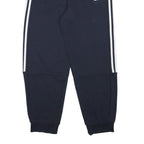 ADIDAS Mens Joggers Navy Blue & White Slim Tapered M W27 L28 Casual Activewear