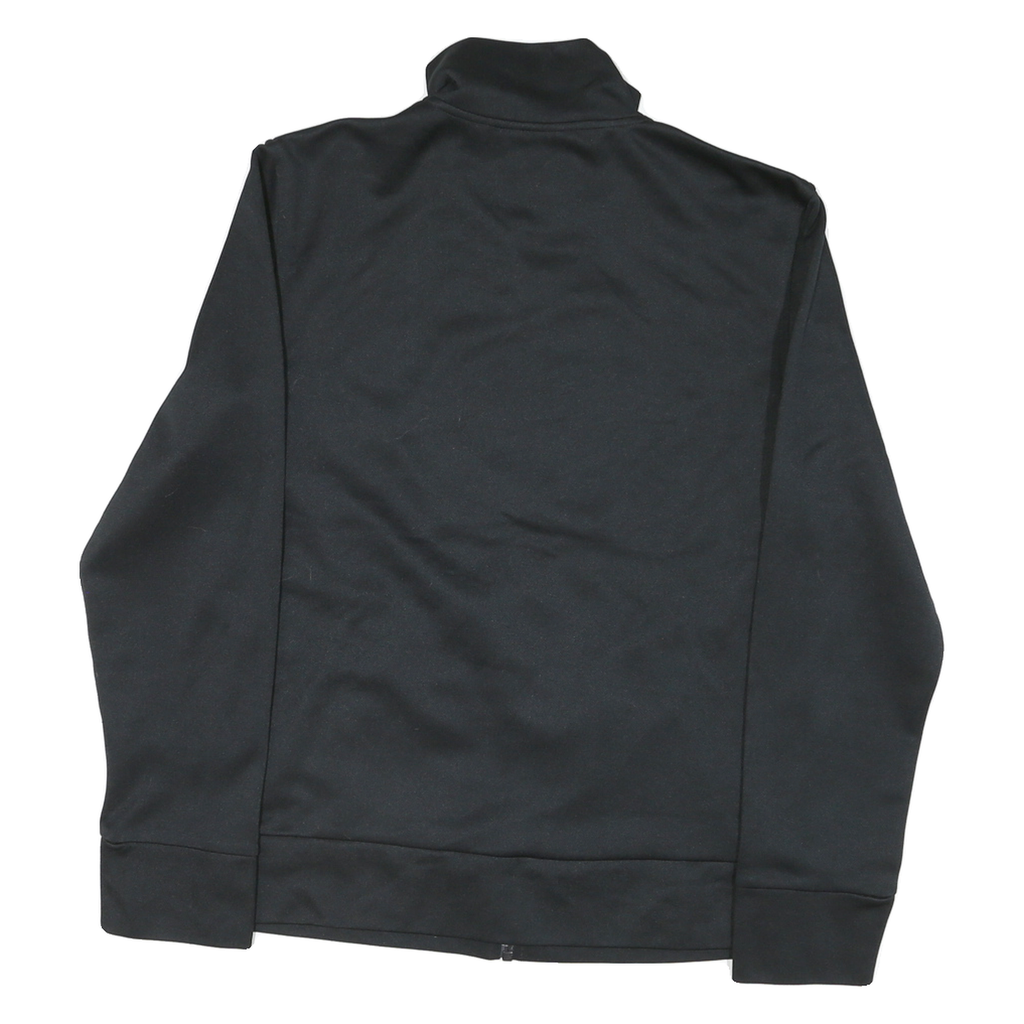 FILA Mens Black Zip Jacket S Polyester Blend Plain Lightweight Sportswear