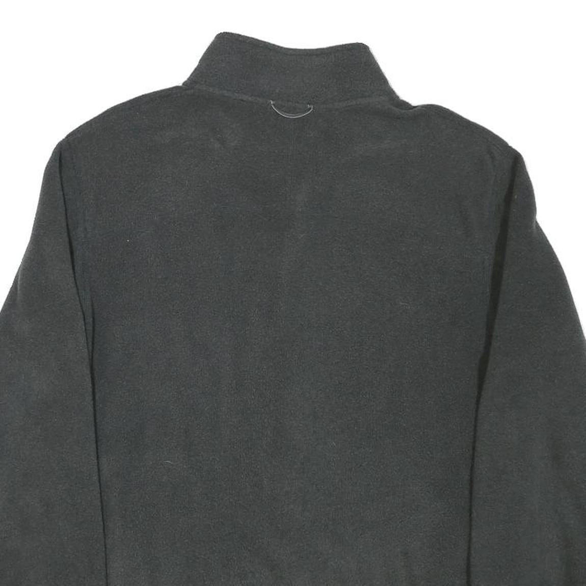 THE NORTH FACE Mens Black Jacket S Polyester Blend Fleece Zip Collar Casual